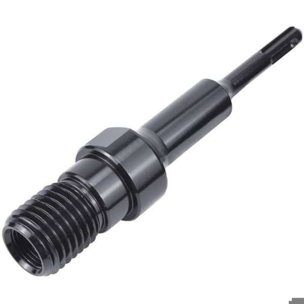 190 mm SDS Plus-adapter til kerneboremaskine – 1-1/4\" UNC-gevind – Stål af høj kvalitet til diamantkerneboring – Længde 190 mm