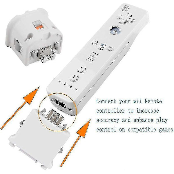 Motion Plus-adapter-sensor for Wii-fjernkontroll, Motion Plus-adapter-akselerator-erstatning for Wii Motion Plus-adapter