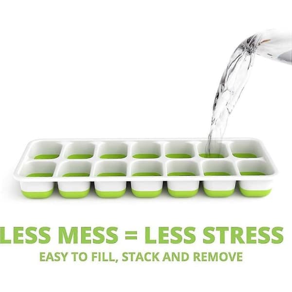 Iskubsformset - 4-pack - Flexibel bas, BPA-fri transparent silikon