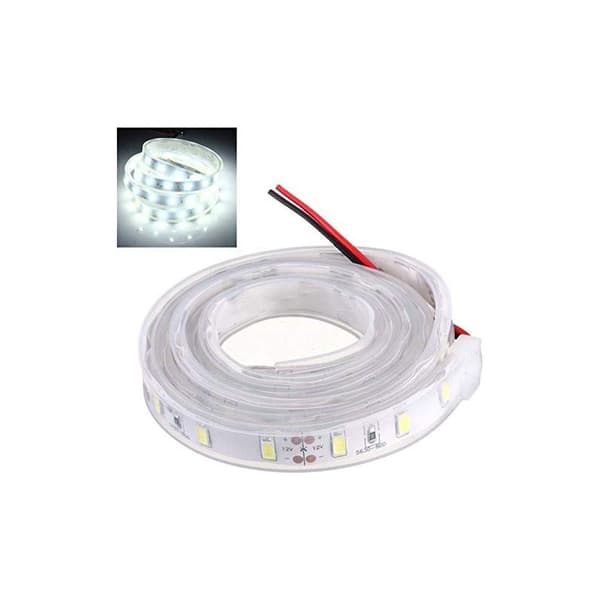 5M 5630 SMD LED Silikon Strip Lys Kjølig Hvit Vanntett 12V