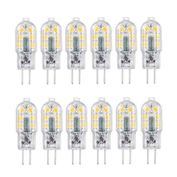 Tomshine G4 LED-lampor 12-pack varmvit