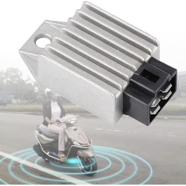 12V Regulator Ensretter, Universal 12V 4-benet Spændingsregulator til Motorcykel