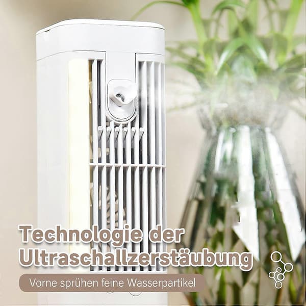 Ventilator Combi Aircondition 4-i-1 Mini Bærbar Luftkøler Ventilator med Effektiv Køleteknologi