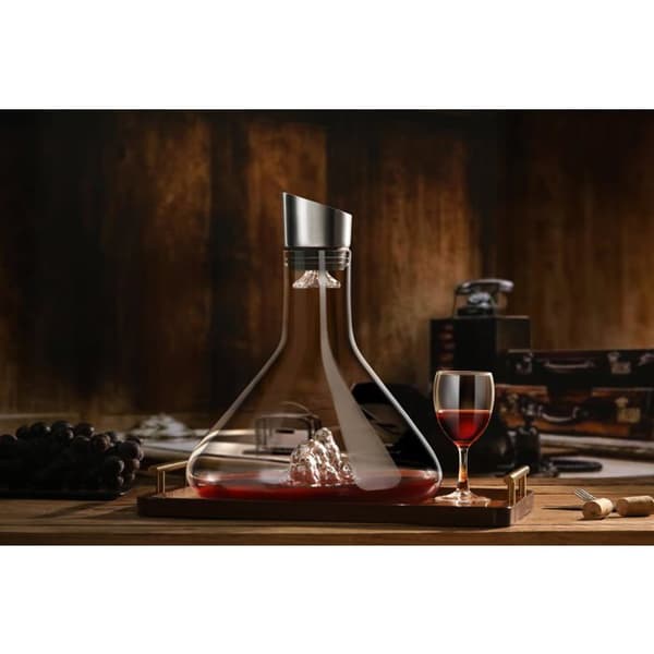 Isfjellkaraffel - 1500 ml - Dobbeltlagsfilter - Tut i rustfritt stål