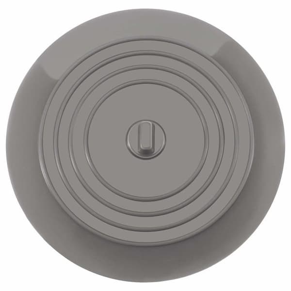 15,3 cm Afløbsprop - Silikone - Universal - Grå