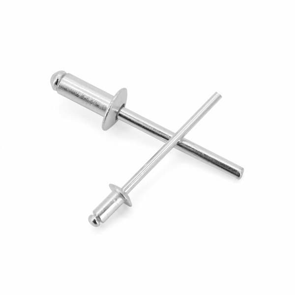 Aluminium blindnitar - Sortiment om 500 st (M3.2, M4, M5) med låda