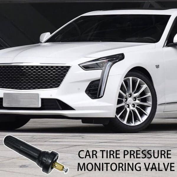 Sett med 4 TPMS dekktrykksensorventilstammer, TPMS ventil dekktrykkovervåkingssystem, dekktrykkovervåkingssystemsensor (kutt M6×17mm