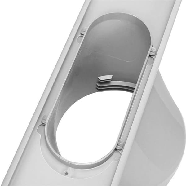 Ikkunailmastointilaitteen lisävarustesarja – 130 cm poistoletku ja harmaa sovitin (67 cm)