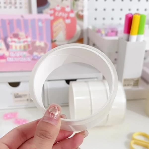 3 st Nano Tape Bubble Leksaker, Spårlös Nano Tape Bubble Making, Transparent Multipurpose 100cm*3
