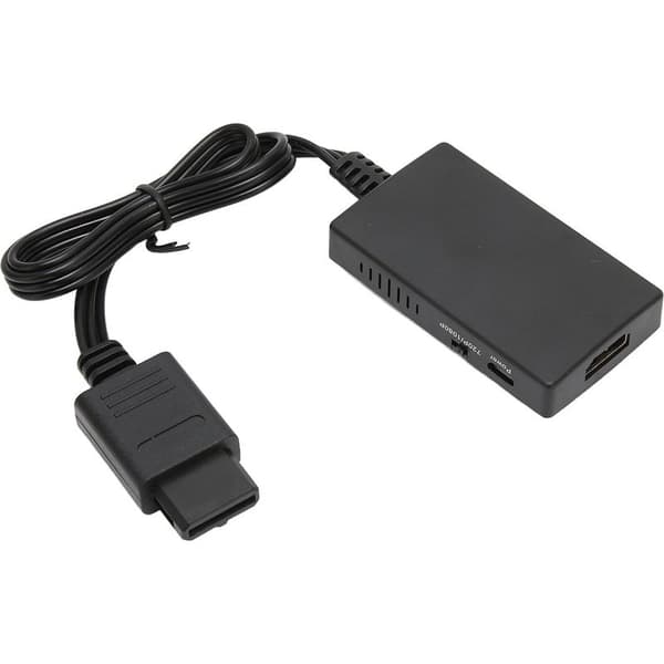 N64 til HD Multimedia Grensesnittkonverterer som støtter 720P til 1080P bytte, Full HD Videoadapter for N64 Skjermmodus, Tilbehør