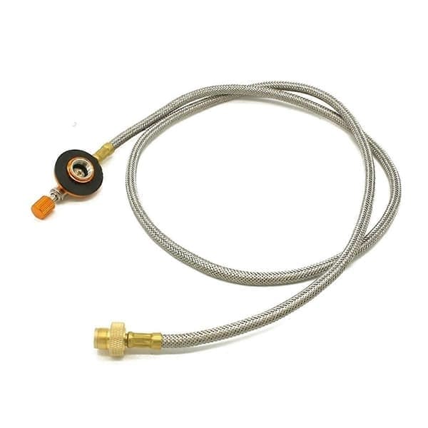 Gassadapter for utendørs komfyr, delt komfyrkonverter, bensintankadapter for camping, matlaging, piknik