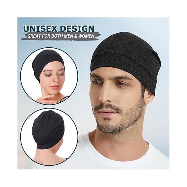 Nattmössa för män och kvinnor - 2-pack lättviktig mössa