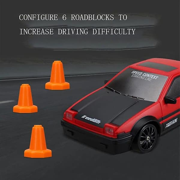 2.4g Drifting RC-auto 4wd RC Drifting Auto Lelu Ae86 Ajoneuvo