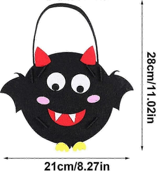 DIY Halloween-godteribøtte med tegneseriedesign for barnas knask eller knep-moro