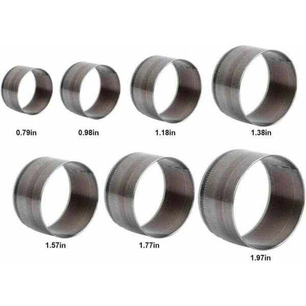 Läderstanssats - 7 delar - Diameter 20-50 mm - Japanskt stål - Vasst blad