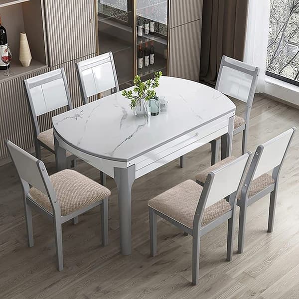 Sand Jacquard Stolöverdrag (4 st) - Töjbara - Vattentäta - 35–46 cm