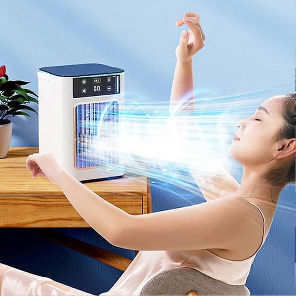 Usb Mobil Luftkøler 900Ml Vandtank Køleventilator