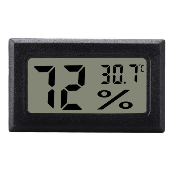 Mini LCD Hygrometri / Lämpömittari Harmaa
