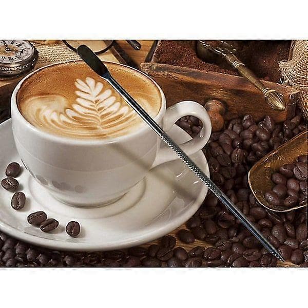 Barista Caf Latte Dekorationspen Sæt med 3 i rustfrit stål