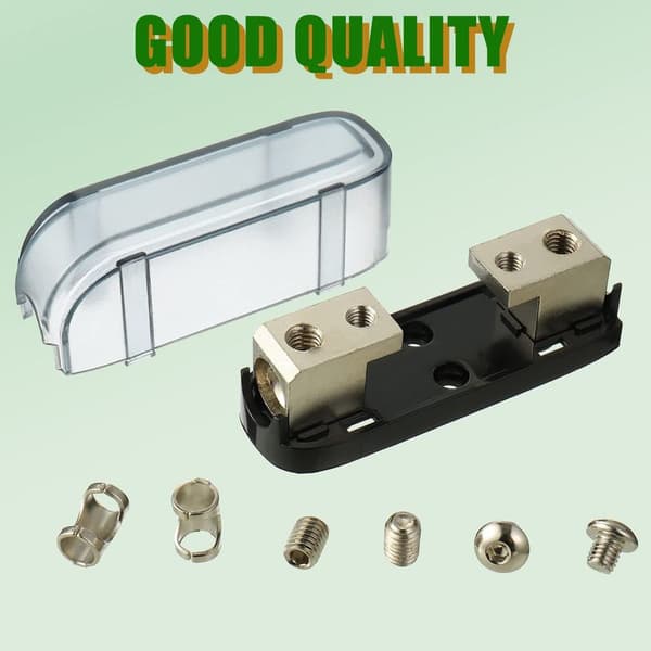 Mini ANL sikringsholder Midi sikringsholder Bildeler Inline sikringsholder til bil og båt (2 stk)