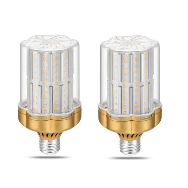 2-pack E27 30W LED-lampor (3500 lm) Varmvit 3000K – motsvarar 250W, ej dimbar