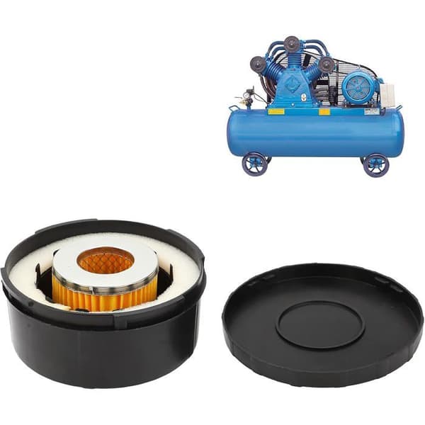 3/4\" (25 mm) Ø80 mm kompressorin imuäänenvaimennin - pölysuodatin, melunvaimennus