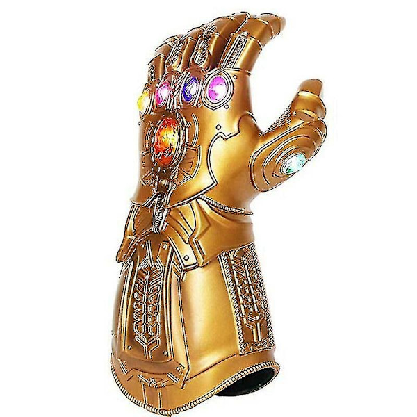 Thanos Infinity Gauntlet LED-valolla Avengers 4 Cosplay-lelu lapsille
