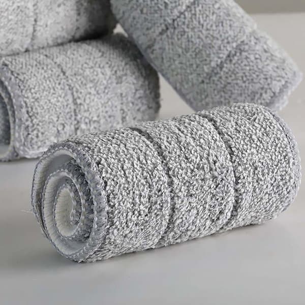 Superabsorberende mopphode-refiller - Vaskbar mikrofiber husholdningskosthode rengjøringspute (5 stk)