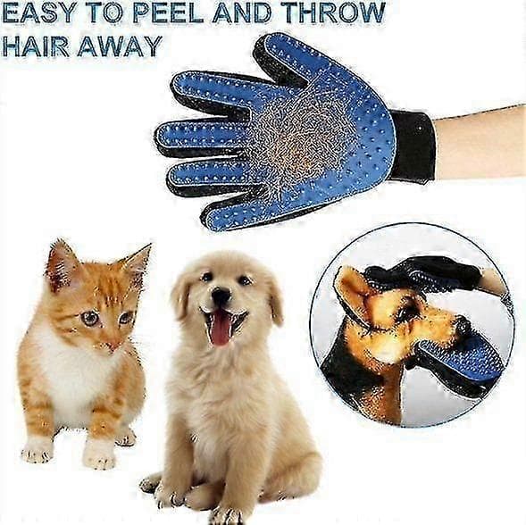 True Touch - Børstehandske - Hund - Kat Højre Hånd - Pink Tw