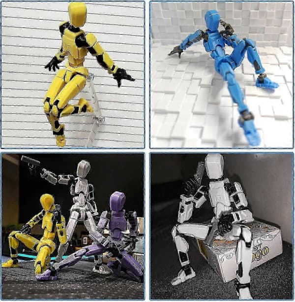 T13 Multi-Joint Action Figures, Titan 13 Action Figure Transparent