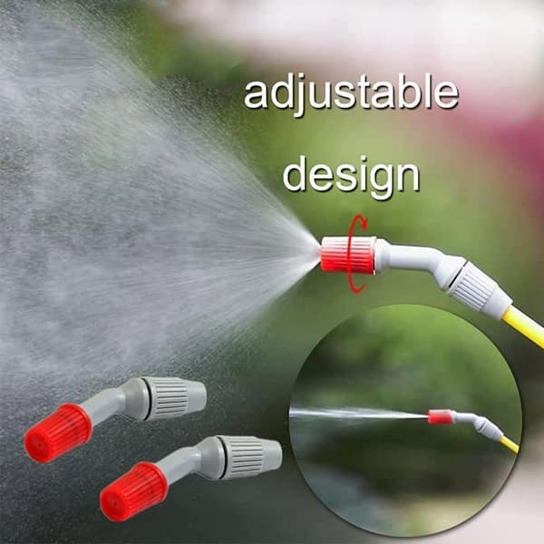 Sæt med 4 justerbare koniske dyser til rygsprøjte – fin spray 9,2×1,7 cm