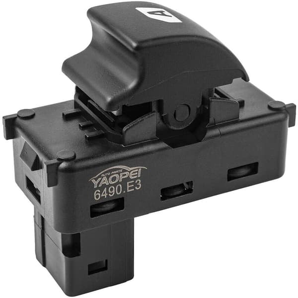 Elektrisk vindusregulatorbryterknapp 6490.E3 for Partner Tepee Berlingo vindusregulatorbryter