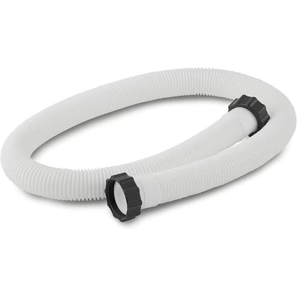 Set med 2 ersättningsslangar för poolfilter – Diameter 38 mm – Längd 150 cm med muttrar – Kompatibel med Intex-pumpar