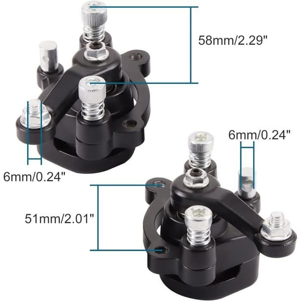 Udskiftning af forreste skivebremser og bagerste bremseklodser til 47cc 49cc 2-takts pocketbikes