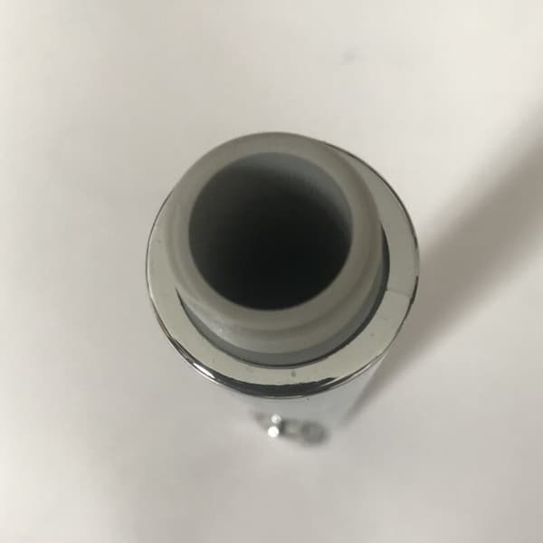Rundt brusehoved med silikonegel-dyser, kromfinish, ABS-krop