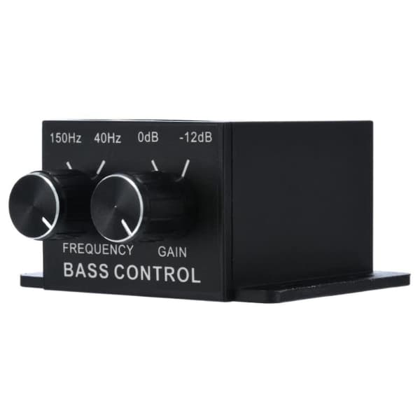 Bil Stereo Regulator Forsterker Subwoofer Stereo Equalizer Kontroller 4 RCA Svart