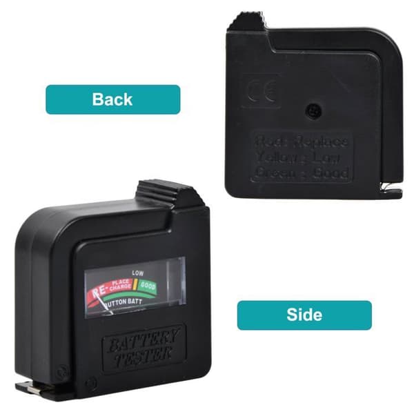 BT860 Digital Batteritester - Universal AA/AAA/C/D 1.5V/9V (Strømforsyning Ikke Inkludert)