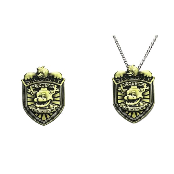 Fnaf Five Nights At Freddy's Sikkerhedsmærke Pin Sølv Gaver