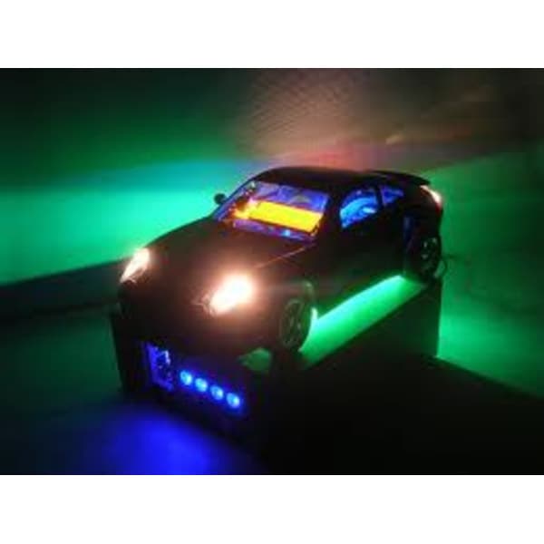 T10 w5w Blå Led med 5stk 5050SMD chip 12v DC 4-pak Gr\u00f6na 4-pack