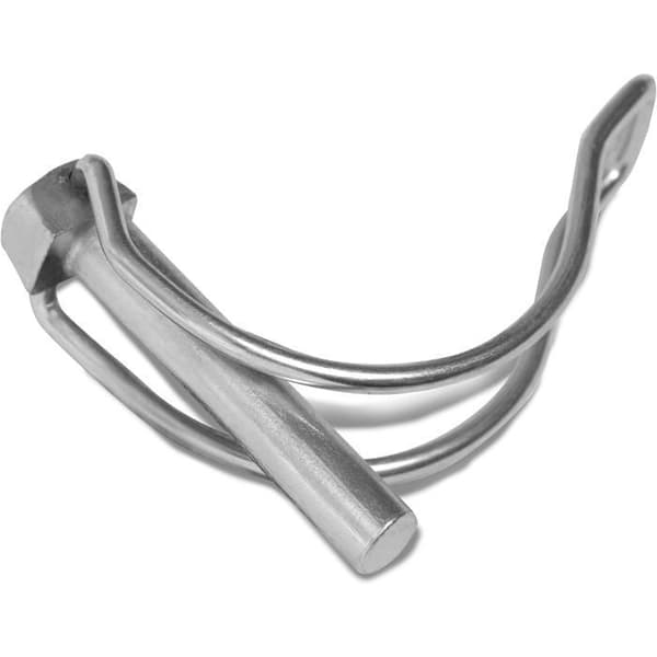 Pakke med 10 foldepinner 8 x 45 mm for Ø40 mm rør - galvanisert stål