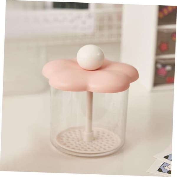 Bärbar 2-pack skumpumpdispenser för schampo, resevänlig, rosa, 10,29 cm