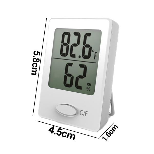 Digital trådlös termometer hygrometer, inomhusfuktighets- och temperaturmätare-FF-