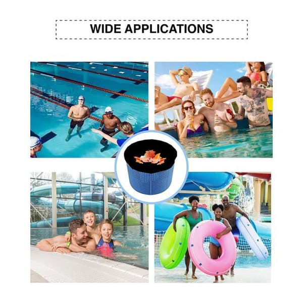 20 stk. Pool Skimmer Sokker (13×22 cm) — Genanvendelige Nylonfiltre