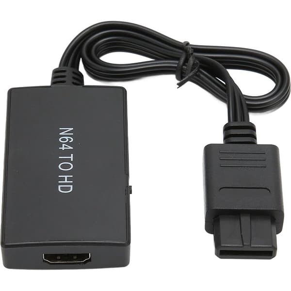 N64 til HD Multimedia Grensesnittkonverterer som støtter 720P til 1080P bytte, Full HD Videoadapter for N64 Skjermmodus, Tilbehør