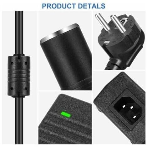 220V til 12V omformer, 120W sigarettenneradapter, 10A AC til DC-adapter Ha,.pa