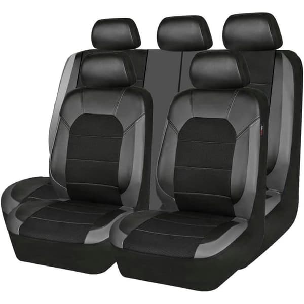 Renault Scenic 3 bilsetetrekk - Grå - 2 rader + 3 rader - Vanntett og sklisikkert