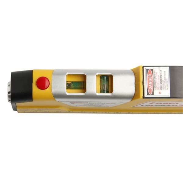 2,5M Laserpass - Horisontell och Vertikal Justering - Integrerade Libeller - ABS-plast