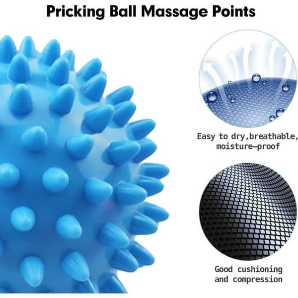 Massagesæt - Pindsvinebold - Triggerpunktmassager - Myofasciel bold - Træningsbold