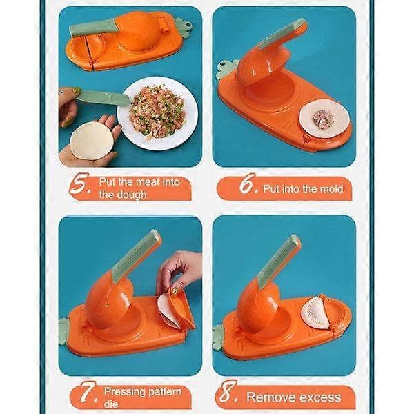 2-i-1 deigmaskin, deigkutter, manuell deigpresse, deigform