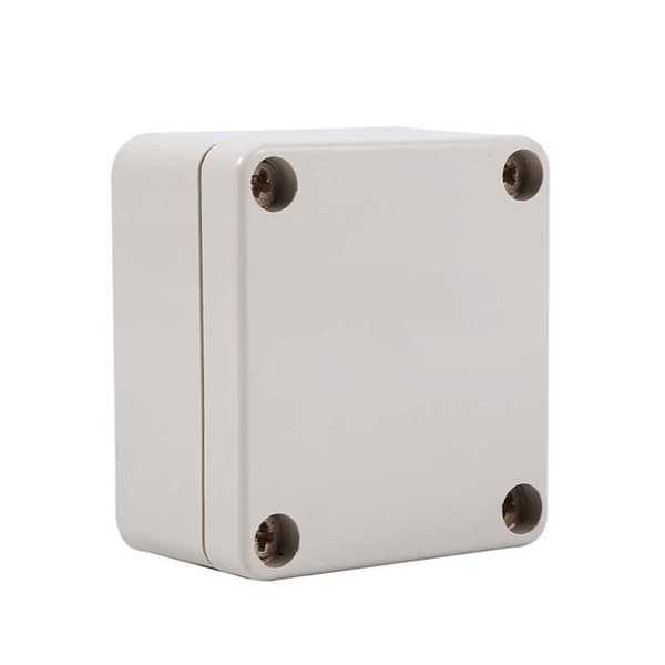 IP65 vanntett ABS koblingsboks 65×60×35 mm – Grå, skrumontering